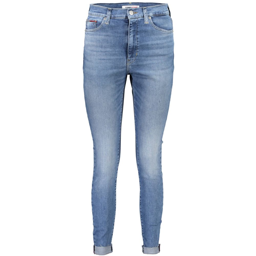 Tommy Hilfiger Blue Women’s Super Skinny Sylvia Jeans – Comfort Stretch & Iconic Logo - Daily Goods