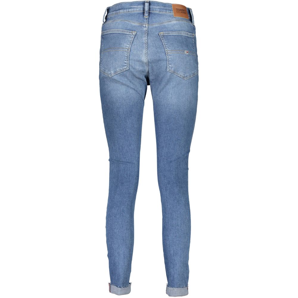 Tommy Hilfiger Blue Women’s Super Skinny Sylvia Jeans – Comfort Stretch & Iconic Logo - Daily Goods
