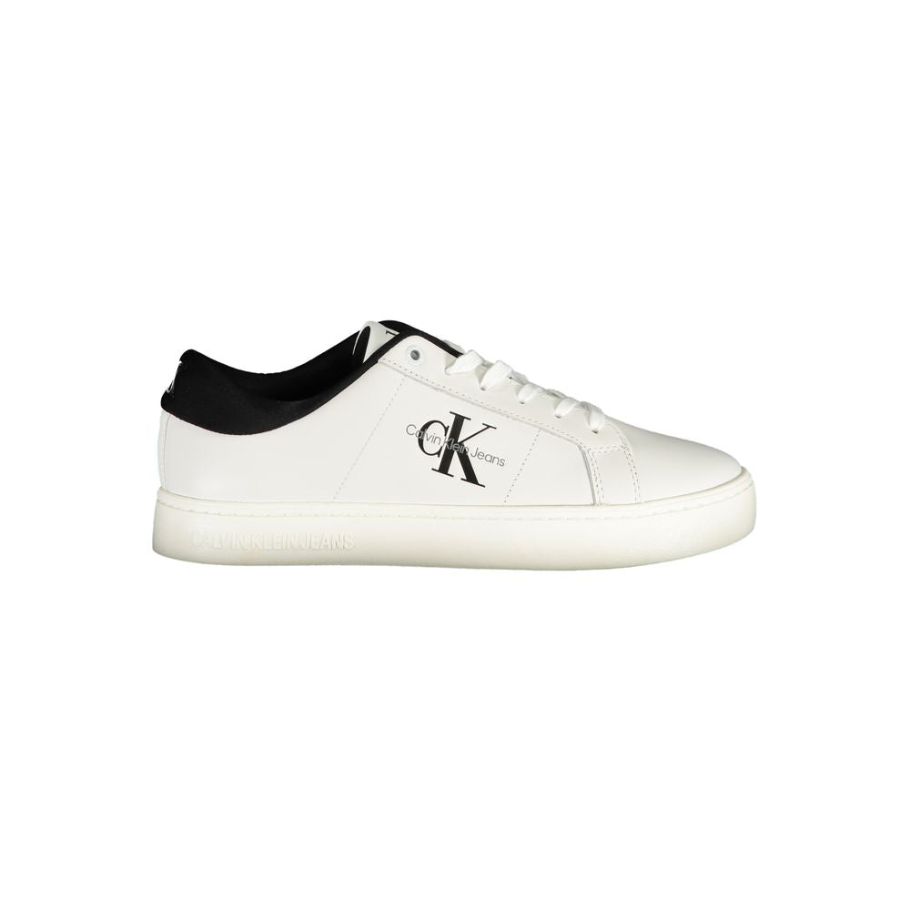 White Polyester Sneaker - Daily Goods