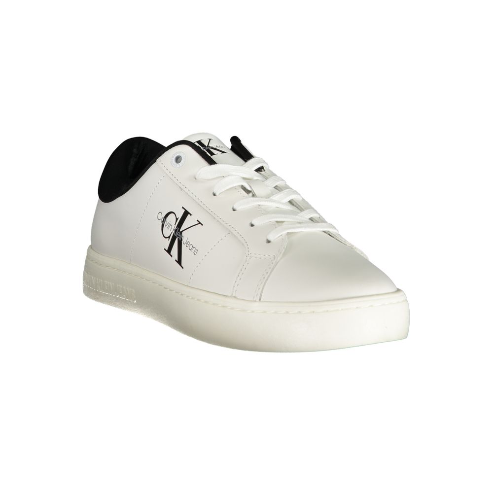 White Polyester Sneaker - Daily Goods