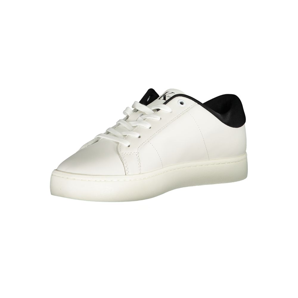White Polyester Sneaker - Daily Goods