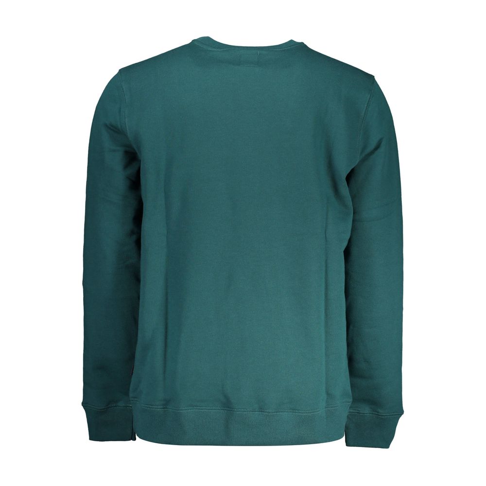Green Cotton Men Sweater - Daily Goods