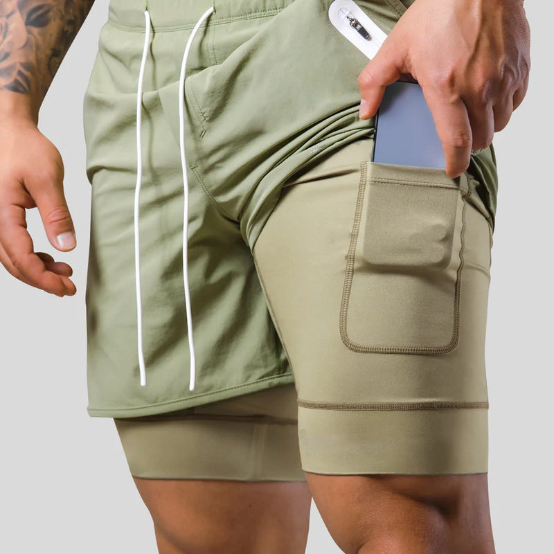 Men’s Summer Sports & Beach Shorts – Quick-Dry Polyester, Moisture-Wicking, Fitness & Running Wear - Daily Goods