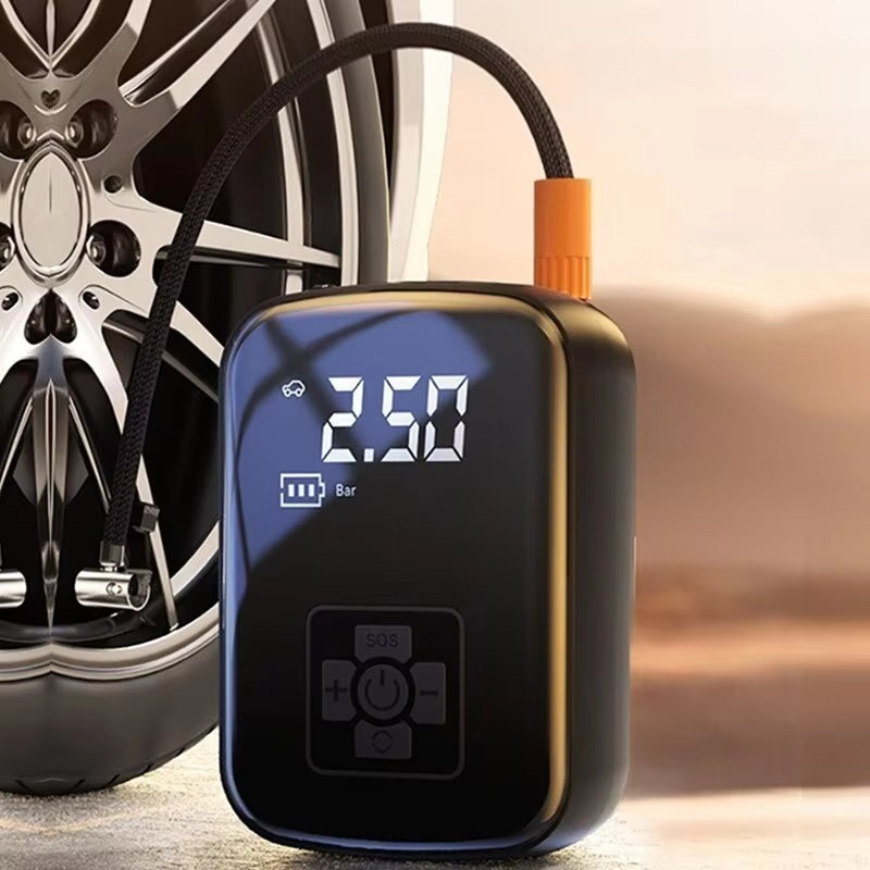Wireless Car Air Compressor – Portable Electric Tire Inflator 150 PSI for Auto, Motorcycle, Bicycle - Daily Goods