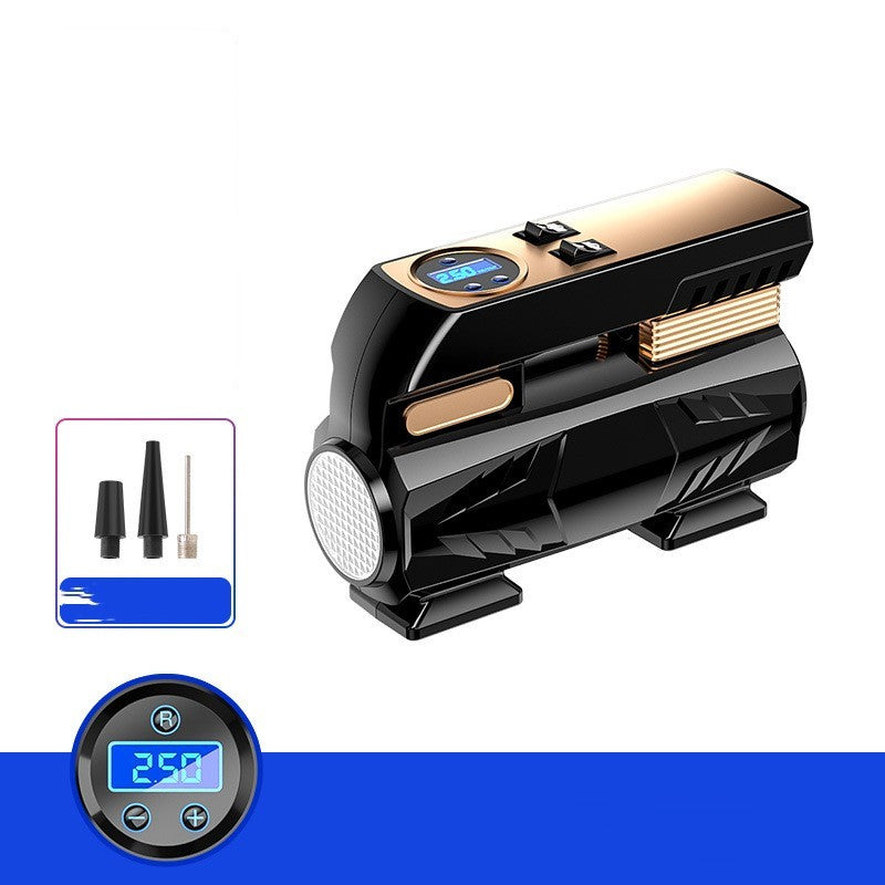 Portable High Power Car Inflator Pump – 12V 120W Air Compressor for Tires & More - Daily Goods