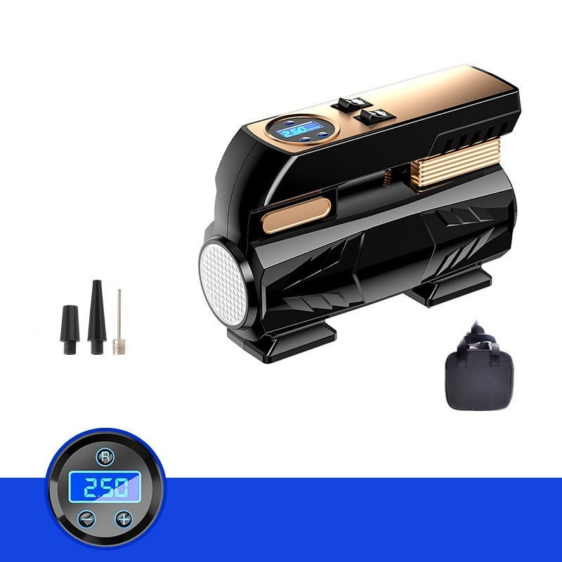 Portable High Power Car Inflator Pump – 12V 120W Air Compressor for Tires & More - Daily Goods