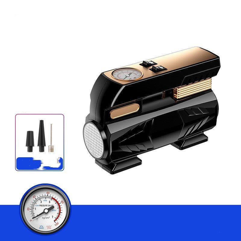 Portable High Power Car Inflator Pump – 12V 120W Air Compressor for Tires & More - Daily Goods