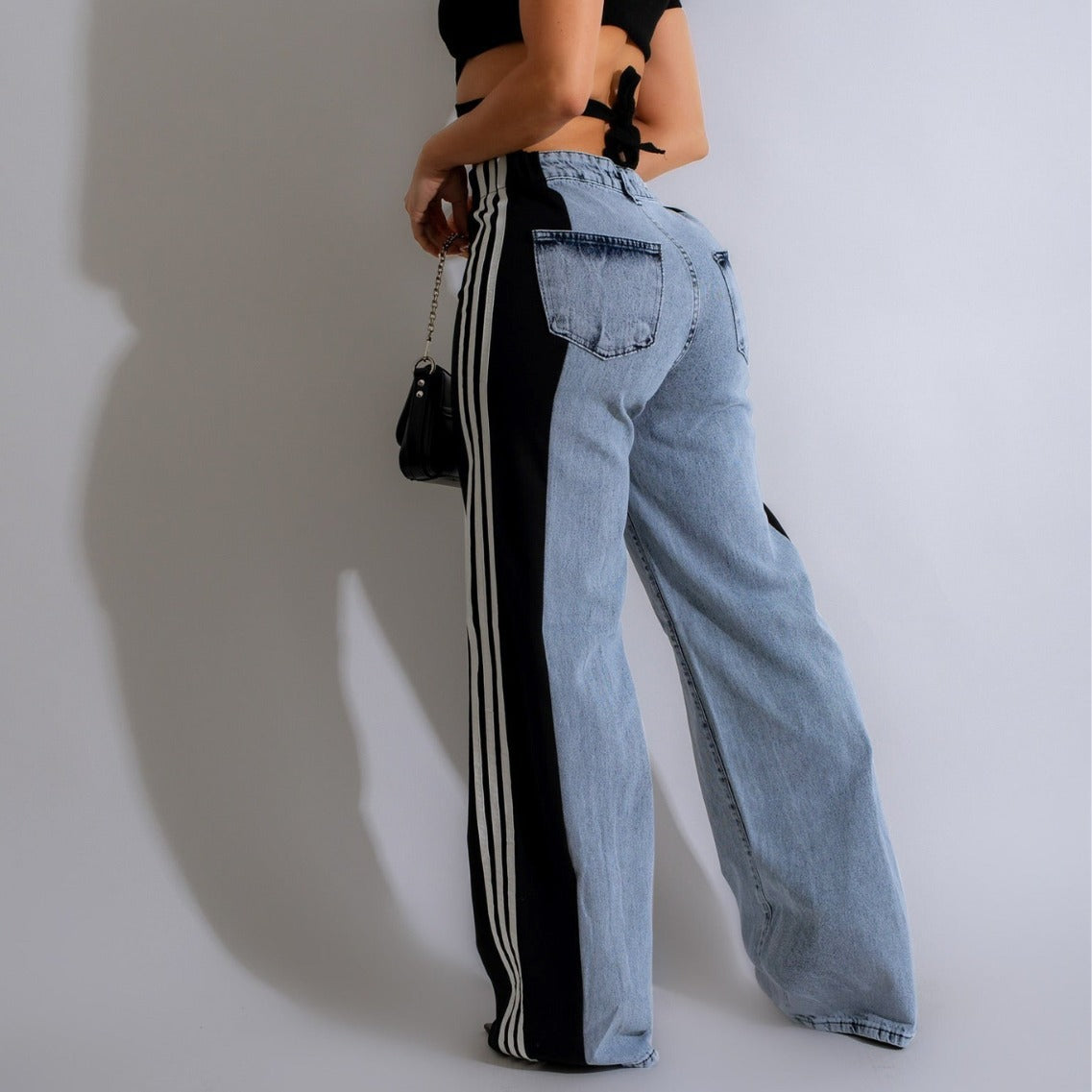 High Waist Straight-Leg Denim Pants for Women – Stylish, Comfortable & Versatile - Daily Goods