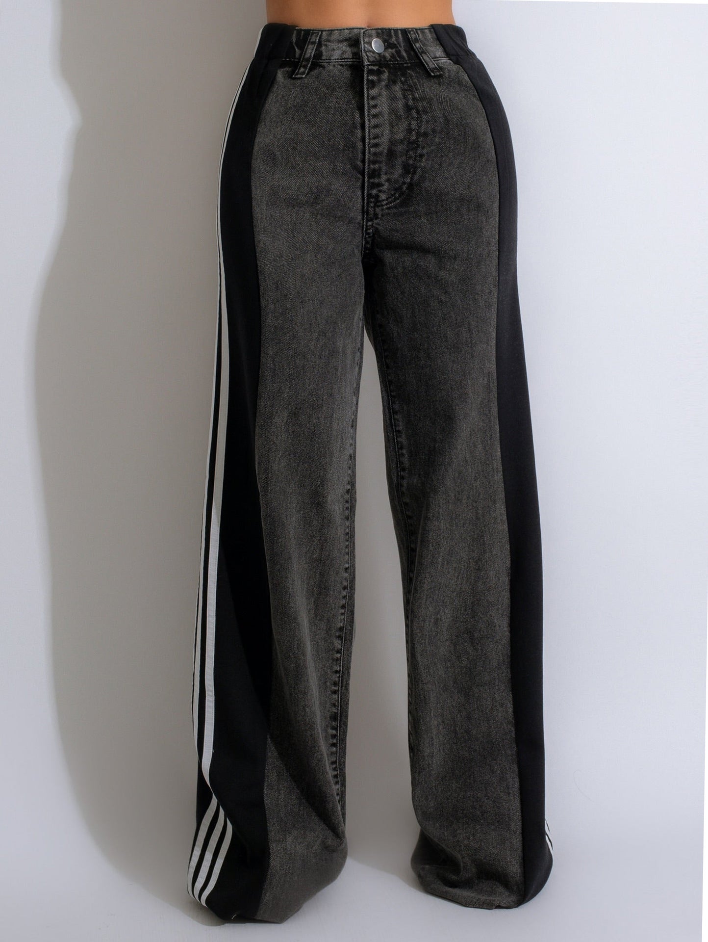High Waist Straight-Leg Denim Pants for Women – Stylish, Comfortable & Versatile - Daily Goods