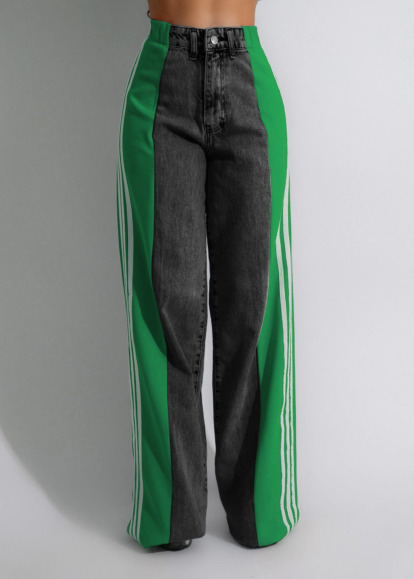 High Waist Straight-Leg Denim Pants for Women – Stylish, Comfortable & Versatile - Daily Goods