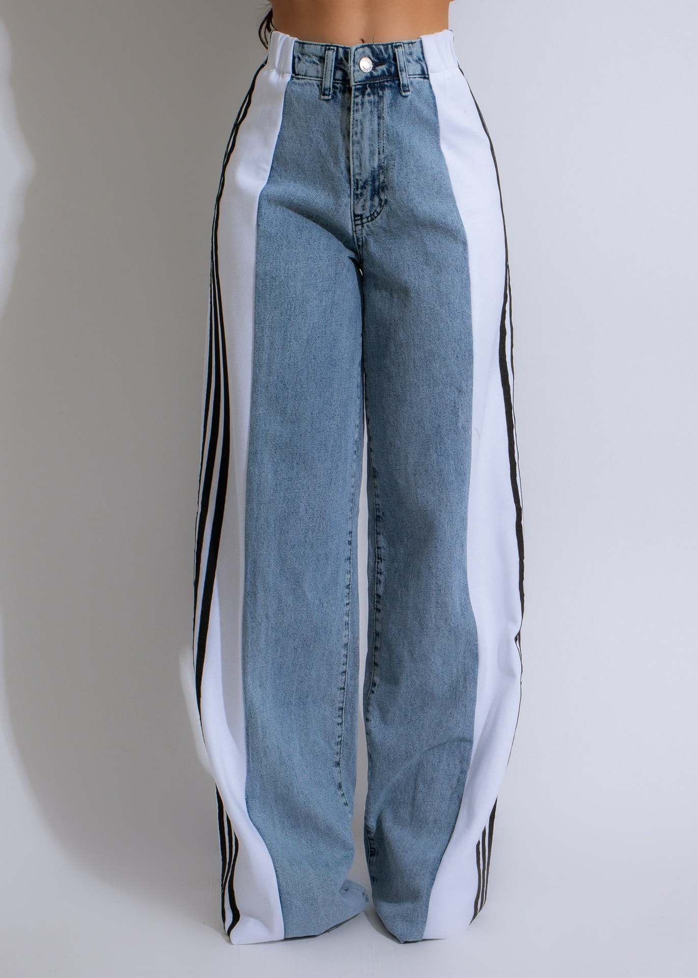 High Waist Straight-Leg Denim Pants for Women – Stylish, Comfortable & Versatile - Daily Goods