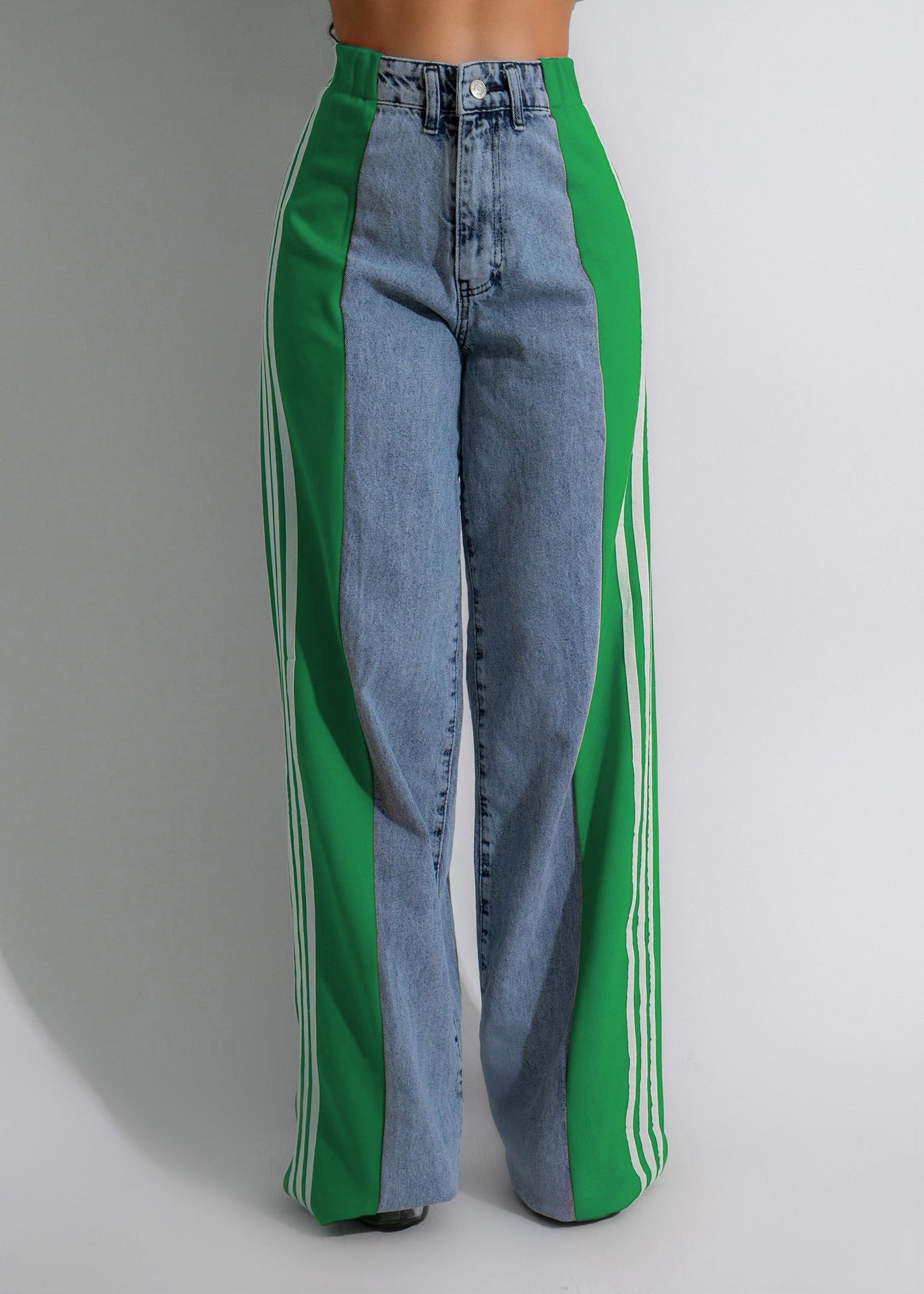 High Waist Straight-Leg Denim Pants for Women – Stylish, Comfortable & Versatile - Daily Goods