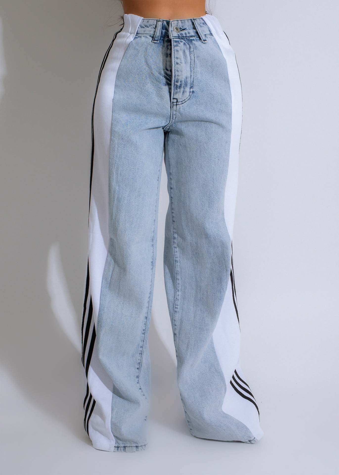 High Waist Straight-Leg Denim Pants for Women – Stylish, Comfortable & Versatile - Daily Goods