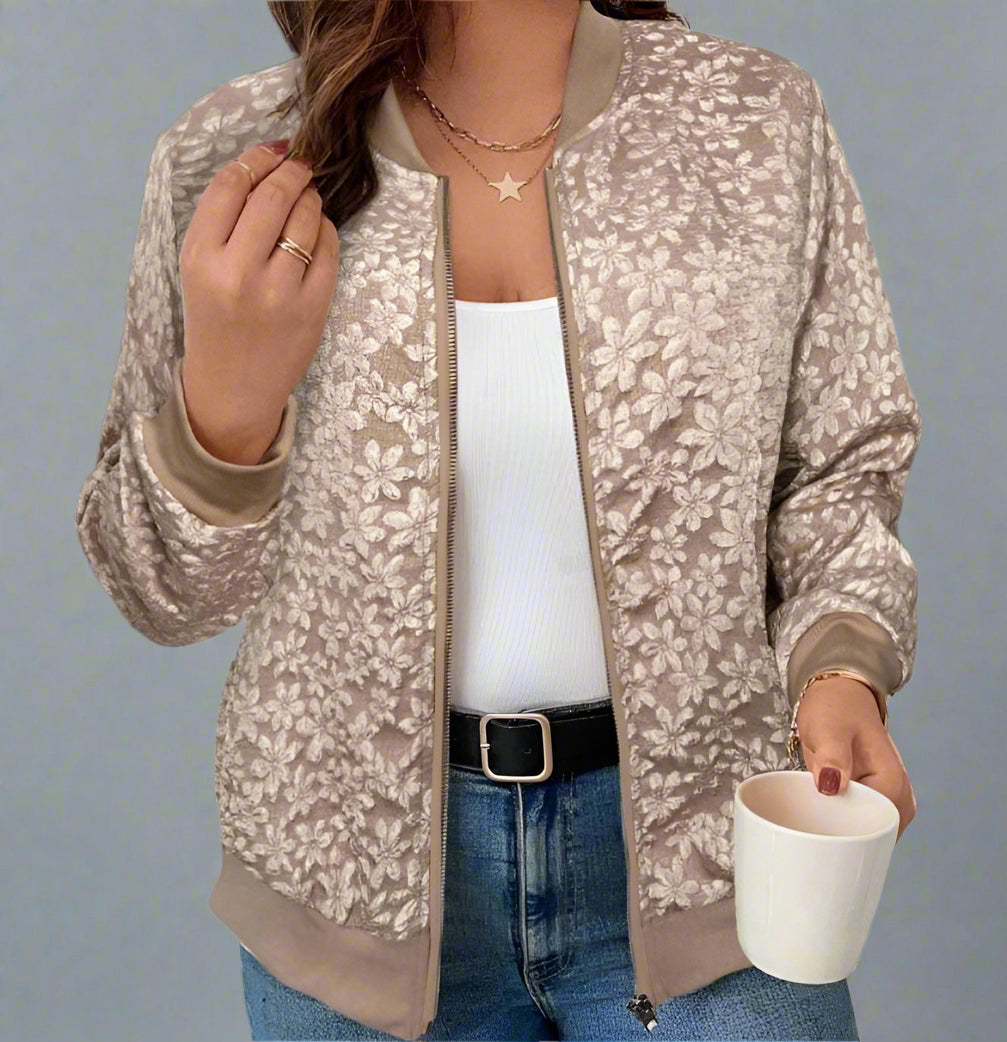 Minimally Casual Printed Women's Jacket - Daily Goods