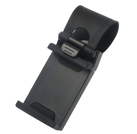 Universal Car Steering Wheel Phone Holder – Clip Mount for iPhone, Samsung, Xiaomi, Huawei & GPS Devices - Daily Goods