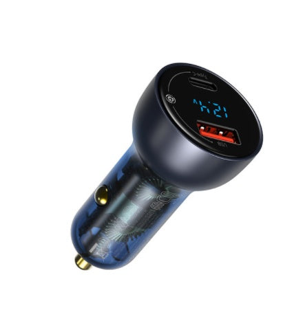 65W Dual-Port Fast Car Charger – Type-C & USB Quick Charge for Phones and Laptops - Daily Goods