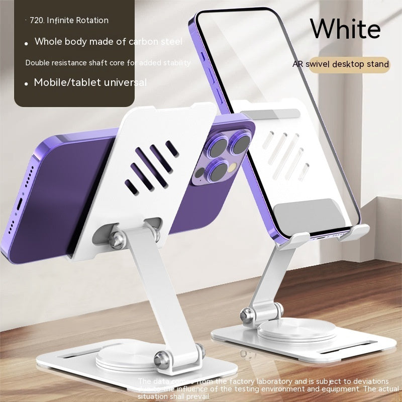 Desktop Phone & Tablet Stand – Foldable Aluminum Alloy Holder with 360° Rotation - Daily Goods