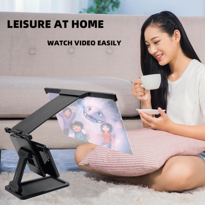 Portable Mobile Phone Screen Magnifier – 3–4× HD Zoom Lazy Bracket for iPhone & Smartphones - Daily Goods