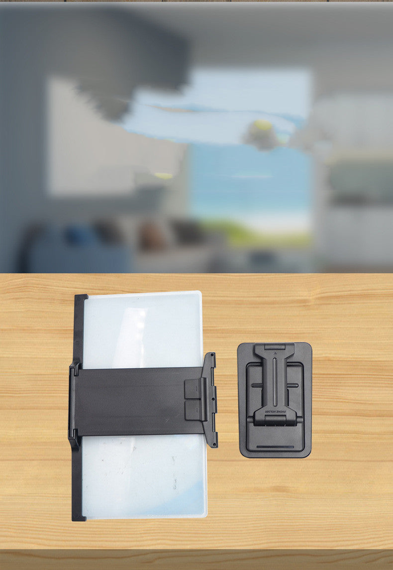 Portable Mobile Phone Screen Magnifier – 3–4× HD Zoom Lazy Bracket for iPhone & Smartphones - Daily Goods