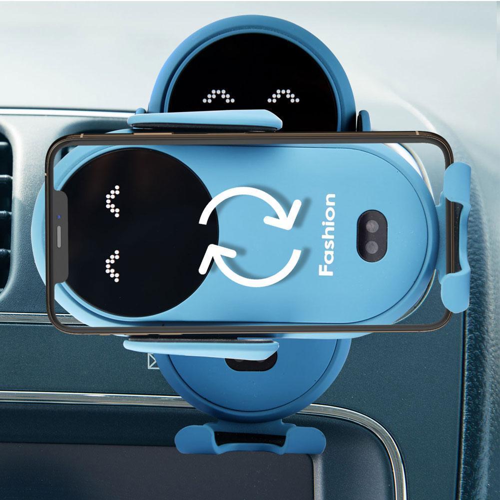 Wireless Charger Car Phone Holder – 10W Fast Charging Magnetic Dashboard & Air Vent Mount for 4–6.5" Phones - Daily Goods
