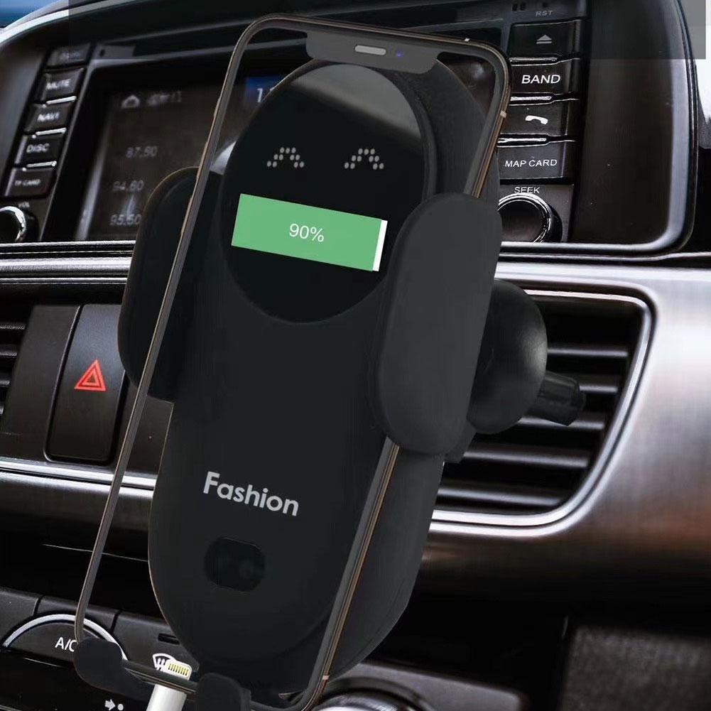 Wireless Charger Car Phone Holder – 10W Fast Charging Magnetic Dashboard & Air Vent Mount for 4–6.5" Phones - Daily Goods