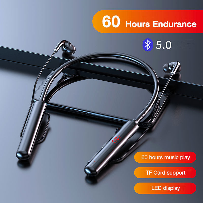 Wireless Bluetooth Headphones, 60H Playtime, 5.0+EDR, Hi-Fi Stereo Headset with Mic - Daily Goods