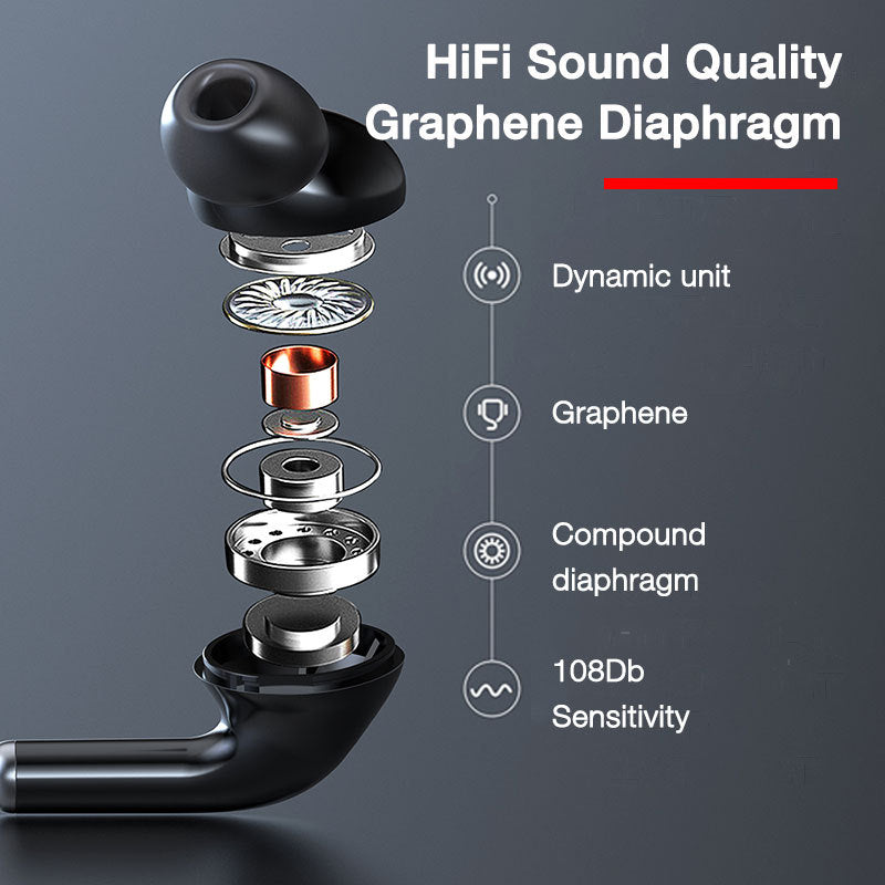 Wireless Bluetooth Headphones, 60H Playtime, 5.0+EDR, Hi-Fi Stereo Headset with Mic - Daily Goods