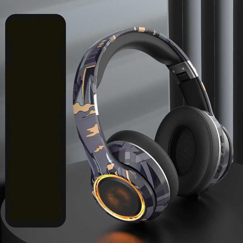 Wireless Bluetooth Headphones with Mic, 1800mAh Battery, 15m Range & Card Playback – Stereo Headset - Daily Goods