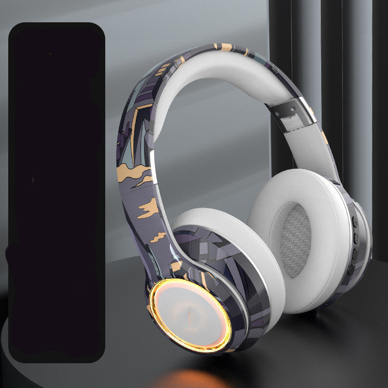 Wireless Bluetooth Headphones with Mic, 1800mAh Battery, 15m Range & Card Playback – Stereo Headset - Daily Goods
