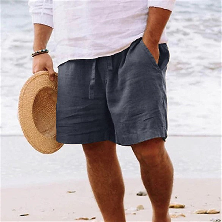Men’s Loose-Fit Cotton Summer Shorts – Casual Lightweight Shorts, Multiple Colors - Daily Goods