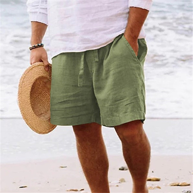 Men’s Loose-Fit Cotton Summer Shorts – Casual Lightweight Shorts, Multiple Colors - Daily Goods