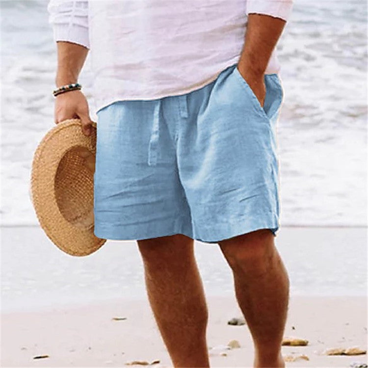 Men’s Loose-Fit Cotton Summer Shorts – Casual Lightweight Shorts, Multiple Colors - Daily Goods