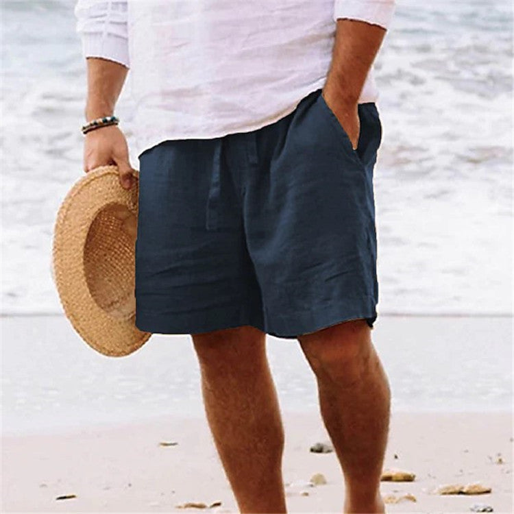 Men’s Loose-Fit Cotton Summer Shorts – Casual Lightweight Shorts, Multiple Colors - Daily Goods