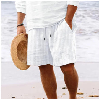 Men’s Loose-Fit Cotton Summer Shorts – Casual Lightweight Shorts, Multiple Colors - Daily Goods