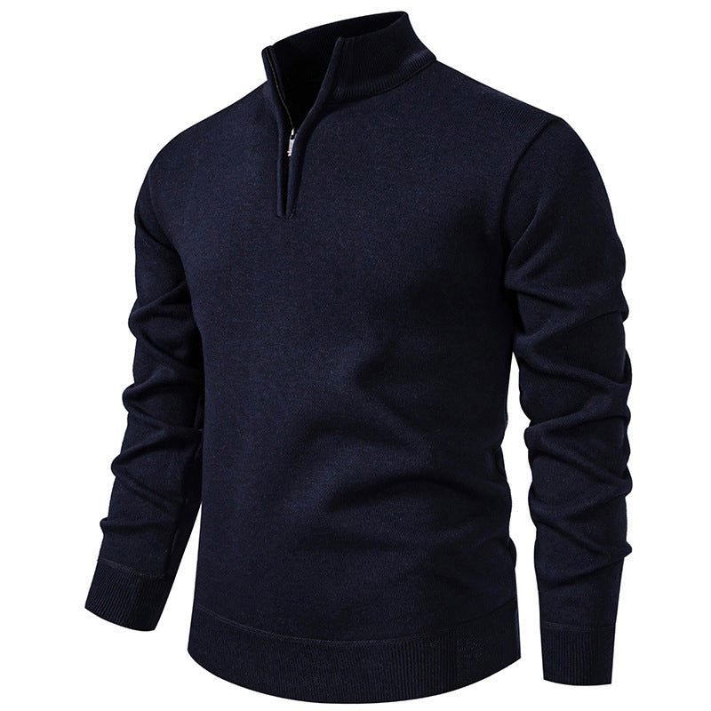 Men’s Slim-Fit Polyester Cardigan – Long Sleeve Casual Top, Multiple Colors, Lightweight - Daily Goods