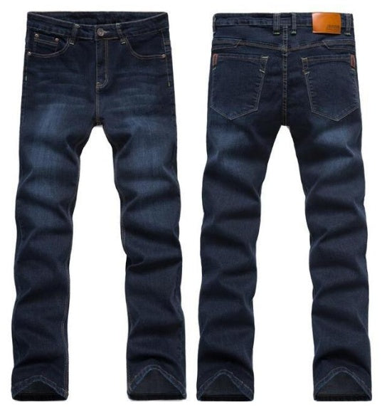 Men’s Slim Fit Denim Pants – Fashion City Casual Jeans, Regular Thickness - Daily Goods