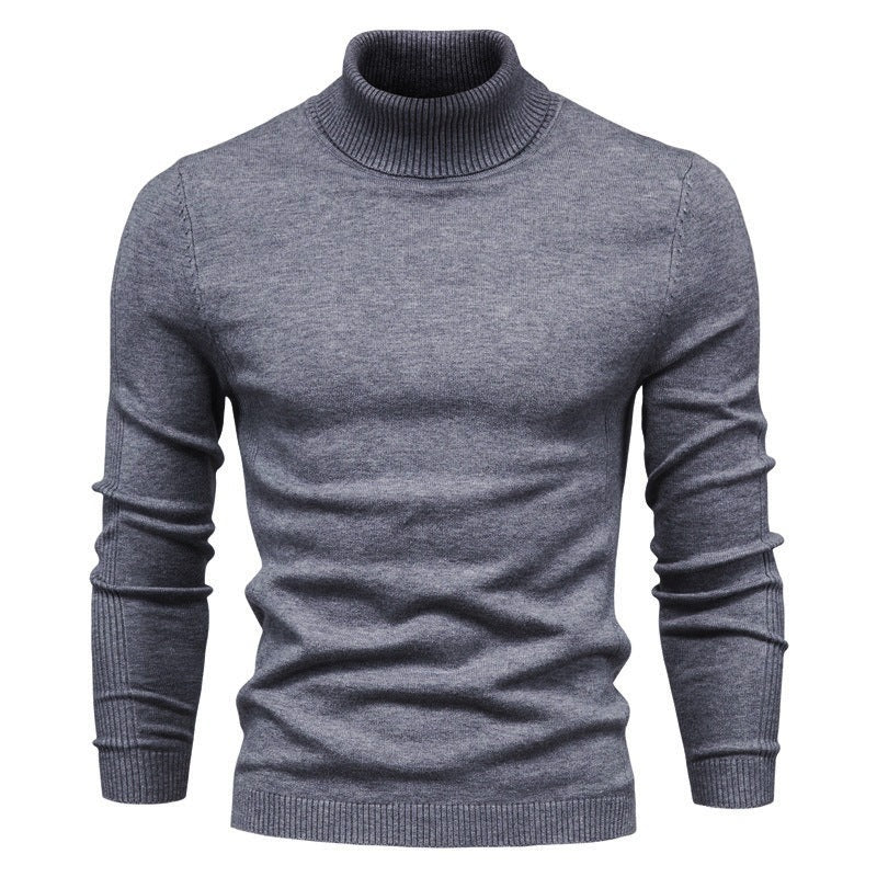 Men’s Long Sleeve Casual Top – Polyester Blend Loose Fit Pullover in Multiple Colors - Daily Goods