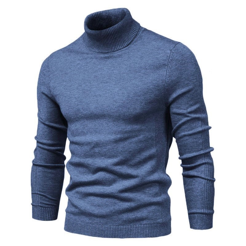 Men’s Long Sleeve Casual Top – Polyester Blend Loose Fit Pullover in Multiple Colors - Daily Goods