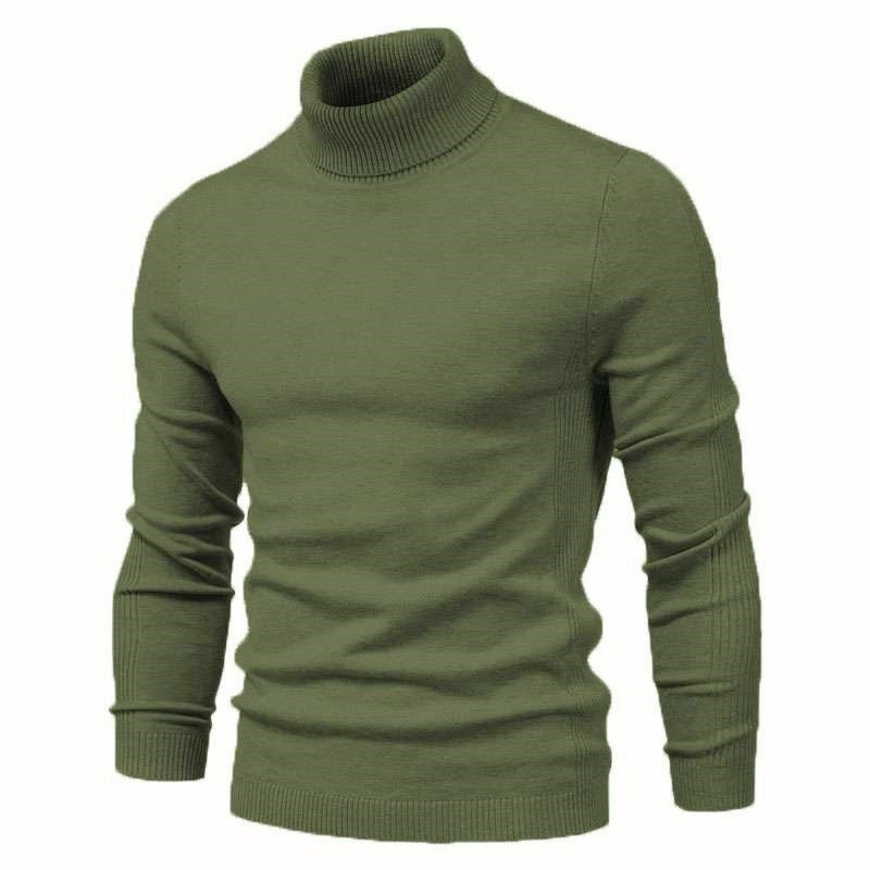 Men’s Long Sleeve Casual Top – Polyester Blend Loose Fit Pullover in Multiple Colors - Daily Goods