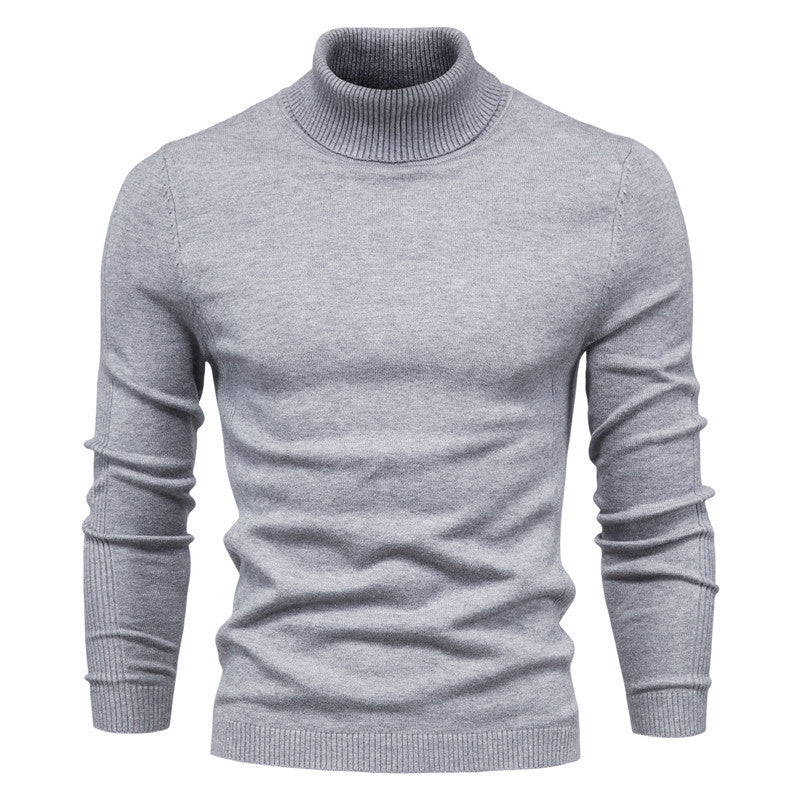 Men’s Long Sleeve Casual Top – Polyester Blend Loose Fit Pullover in Multiple Colors - Daily Goods
