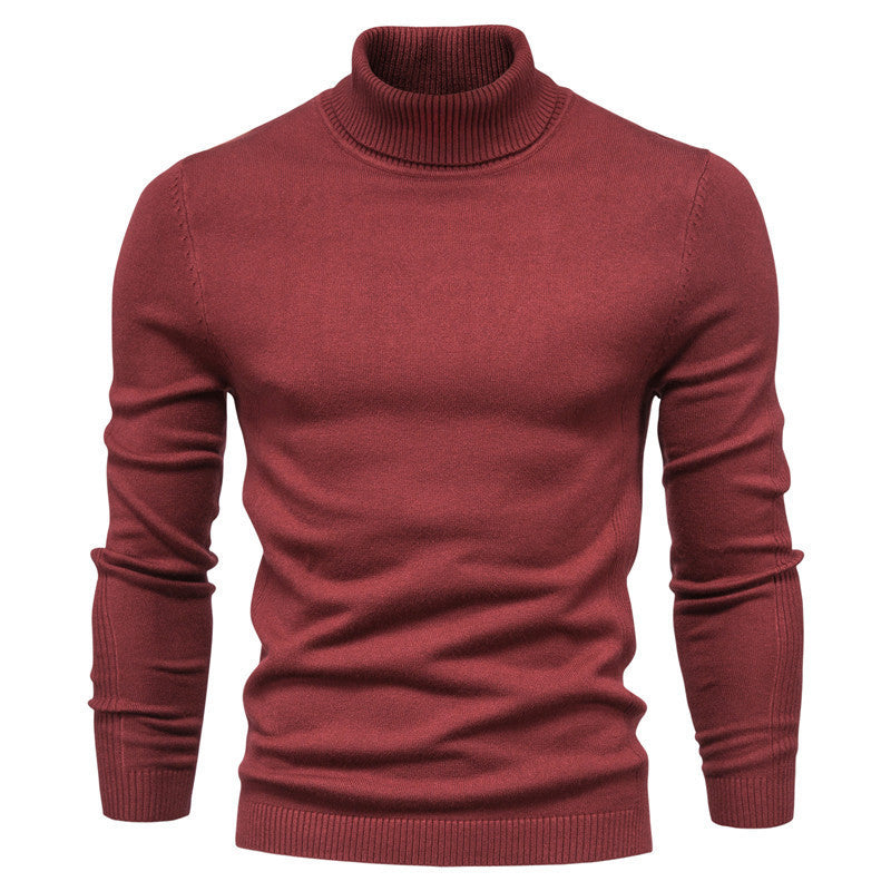 Men’s Long Sleeve Casual Top – Polyester Blend Loose Fit Pullover in Multiple Colors - Daily Goods