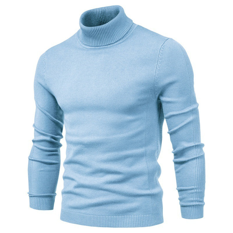 Men’s Long Sleeve Casual Top – Polyester Blend Loose Fit Pullover in Multiple Colors - Daily Goods