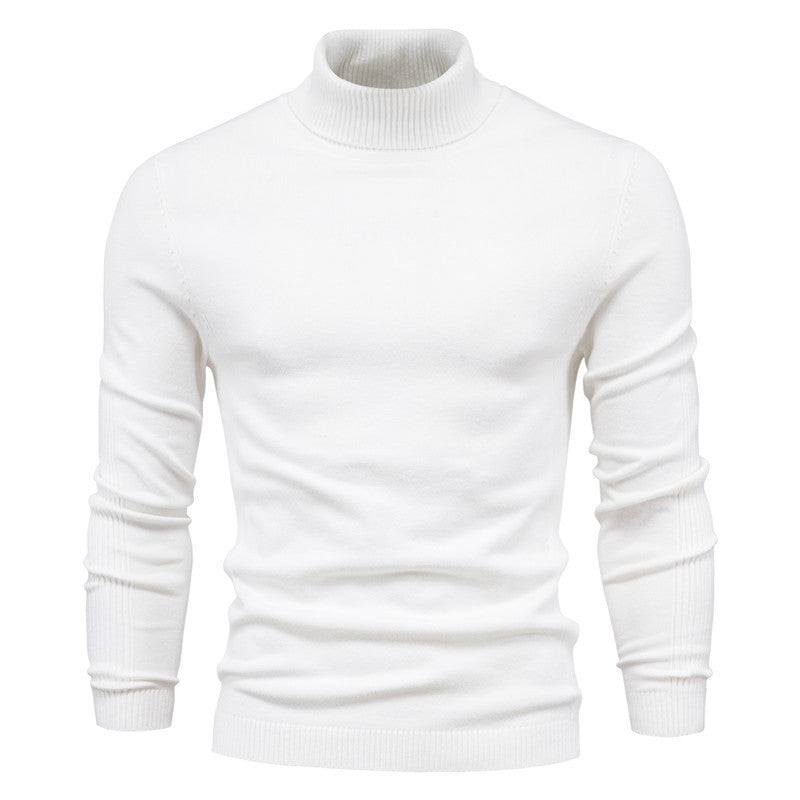 Men’s Long Sleeve Casual Top – Polyester Blend Loose Fit Pullover in Multiple Colors - Daily Goods