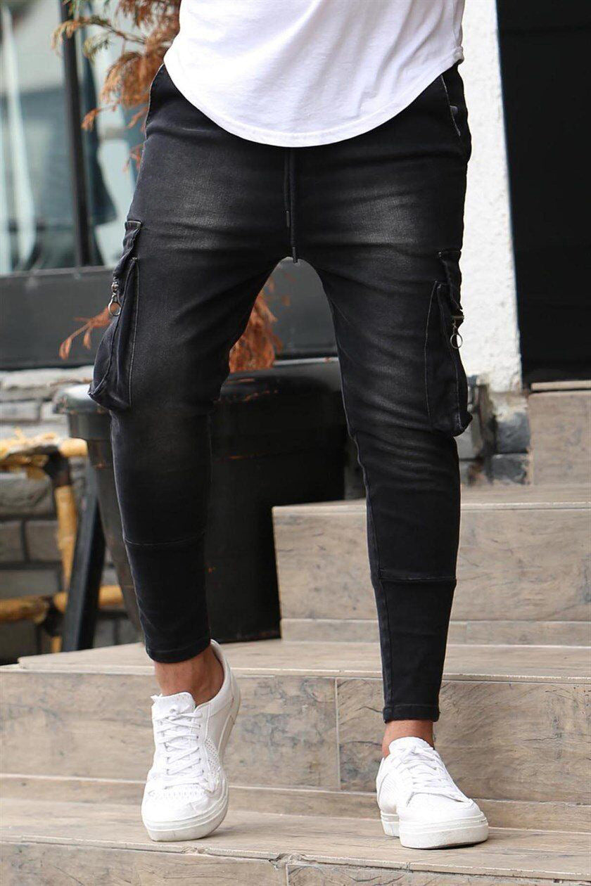 Teen Men’s Pencil Pants – European & American Style Straight Cotton Trousers with High Elasticity - Daily Goods