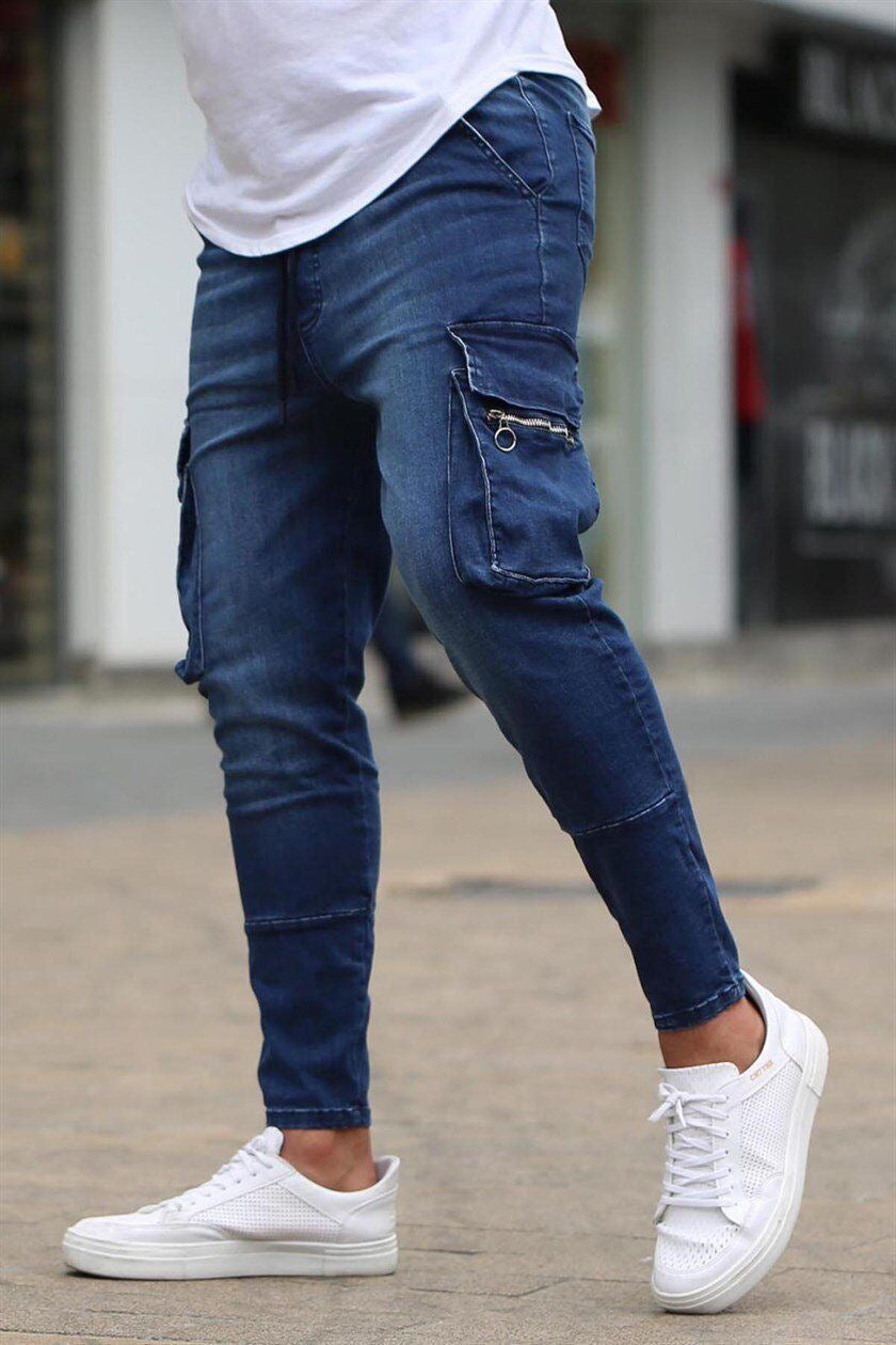 Teen Men’s Pencil Pants – European & American Style Straight Cotton Trousers with High Elasticity - Daily Goods