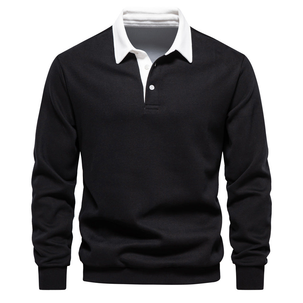 Men’s Cotton-Blend Thread Belt Sweater – Youth Casual Pullover, Multiple Colors - Daily Goods