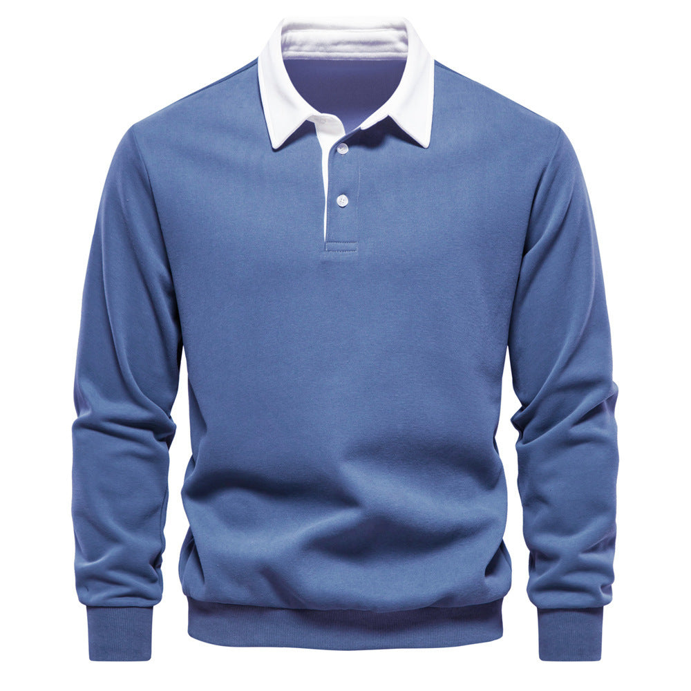 Men’s Cotton-Blend Thread Belt Sweater – Youth Casual Pullover, Multiple Colors - Daily Goods