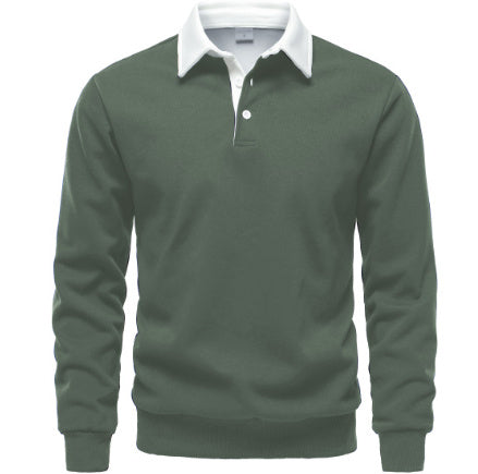 Men’s Cotton-Blend Thread Belt Sweater – Youth Casual Pullover, Multiple Colors - Daily Goods