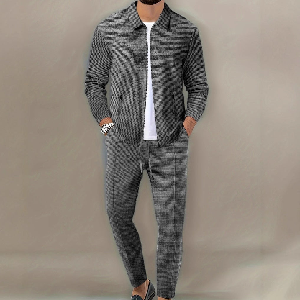 Men’s Slim Fit Cotton Blend T-Shirt – Solid Color Casual Top - Daily Goods