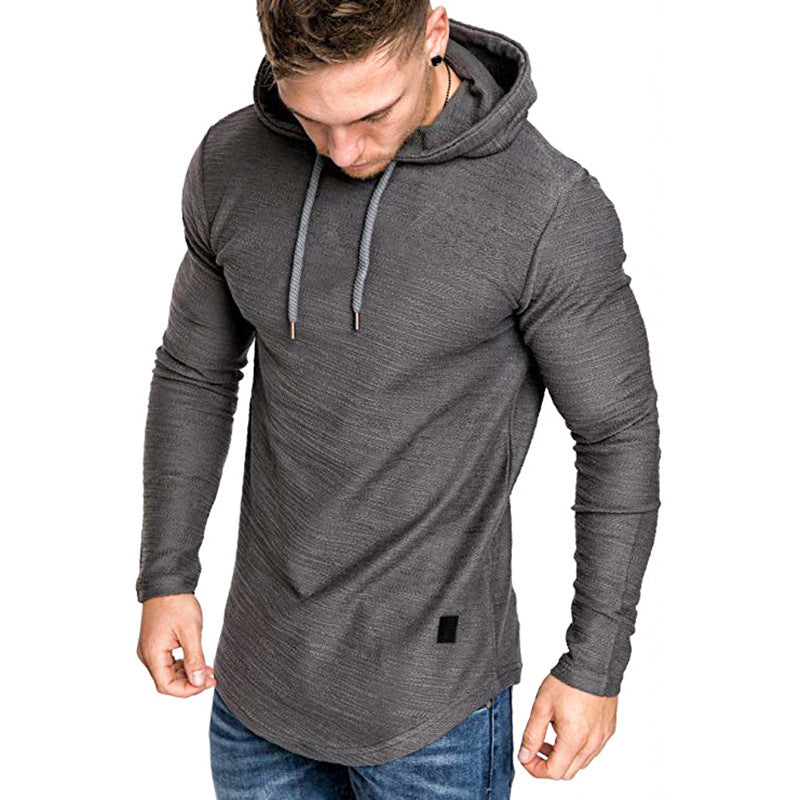Plus Size Cotton Blend Hoodie – Casual Slim Fit Pullover Sweatshirt for Men - Daily Goods
